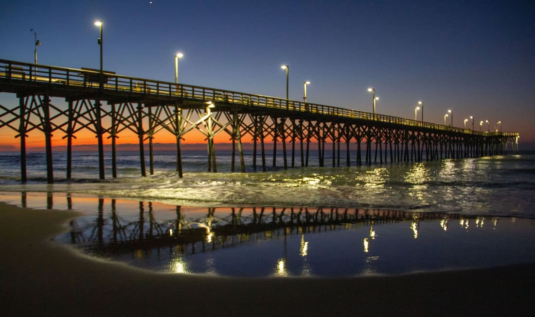Surf City Ocean Pier Topsail Island NC